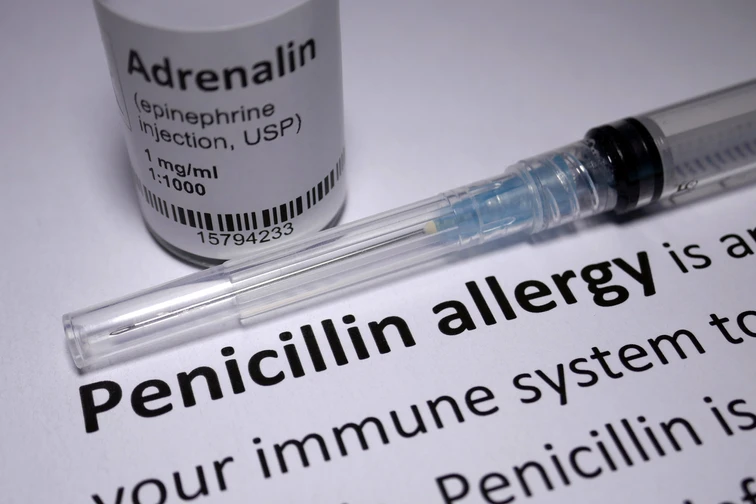 Penicillin (เพนิซิลิน) - ใช้สำหรับฉีดเข้าหลอดเลือดดำ
