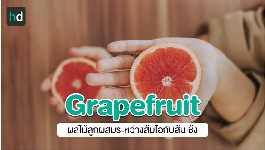 Grapefruit ผลไม้ลูกผสมอุดมด้วยวิตามินซีสูง