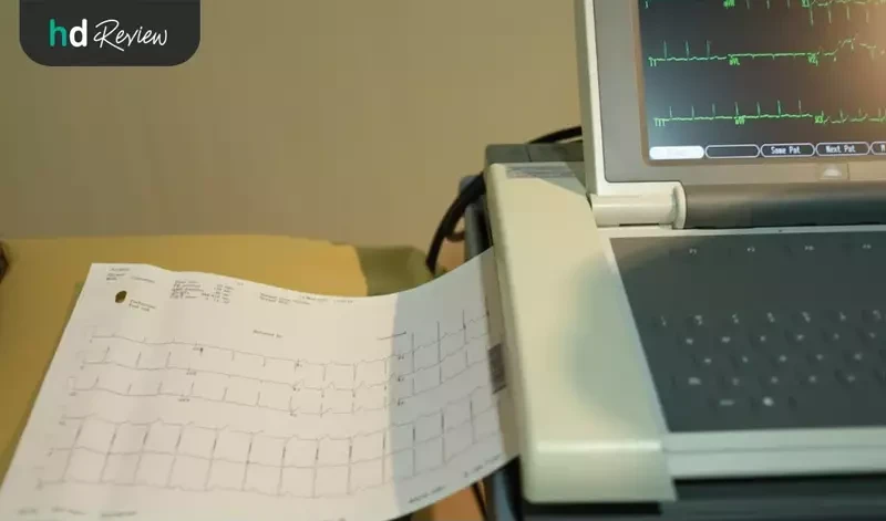 ผลตรวจคลื่นไฟฟ้าหัวใจ EKG ที่ BAAC