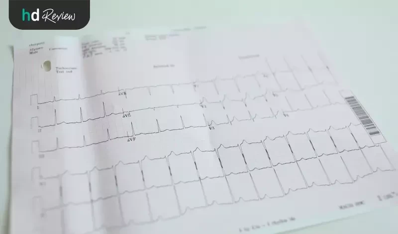 ผลตรวจคลื่นไฟฟ้าหัวใจ EKG ที่ BAAC