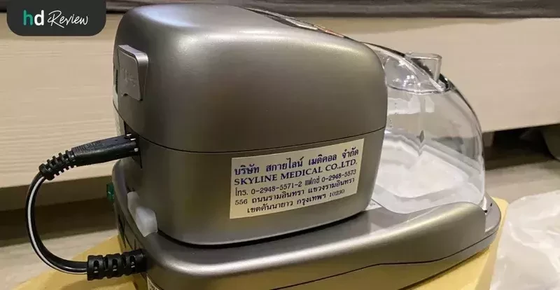 รีวิว ใช้เครื่อง CPAP และตัวทำความชื้น Humidifier