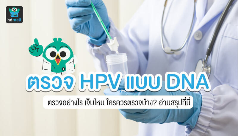 รวมข้อมูลการตรวจหาเชื้อ HPV แบบ DNA