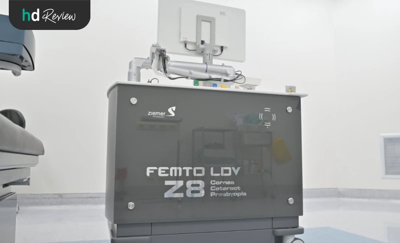การทำเลสิกแบบไร้ใบมีดด้วยเครื่อง FEMTO LDV Z8